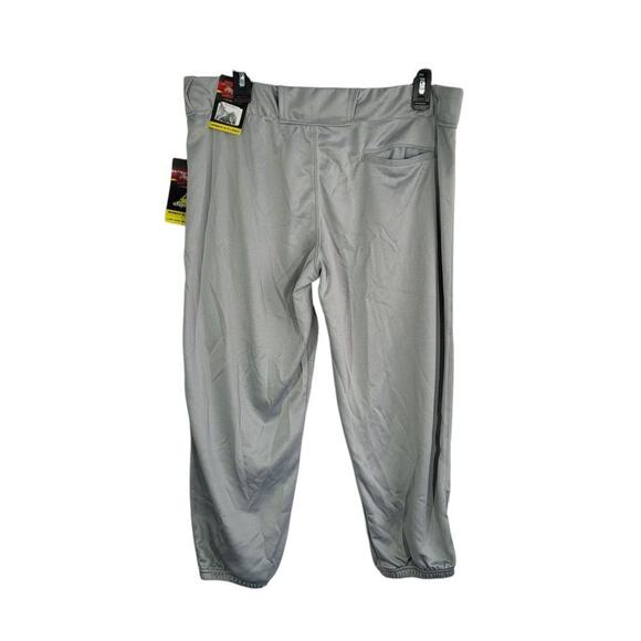 Rawlings Launch Low Rise Softball Pants Women's XL Gray Knicker Gel Grip NWT - Picture 4 of 12